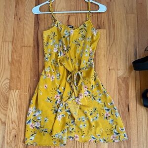 Floral Yellow Dress